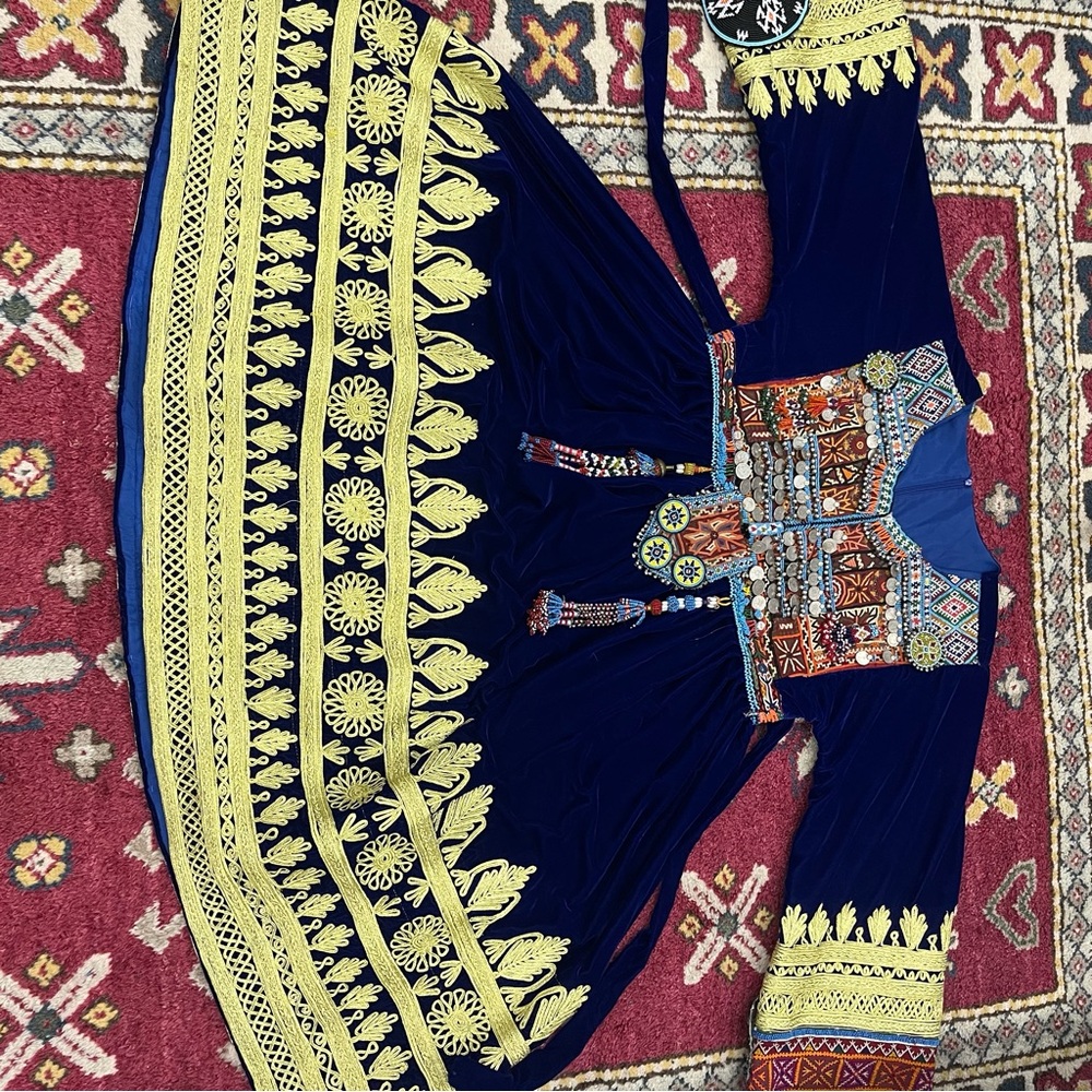 Velvet Afghan Traditional Dress
